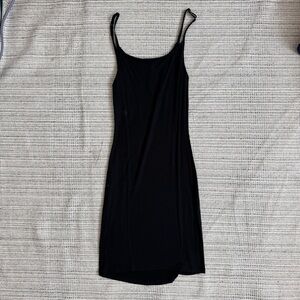 SKIMS Black Mini Dress - Soft Lounge Slip Dress